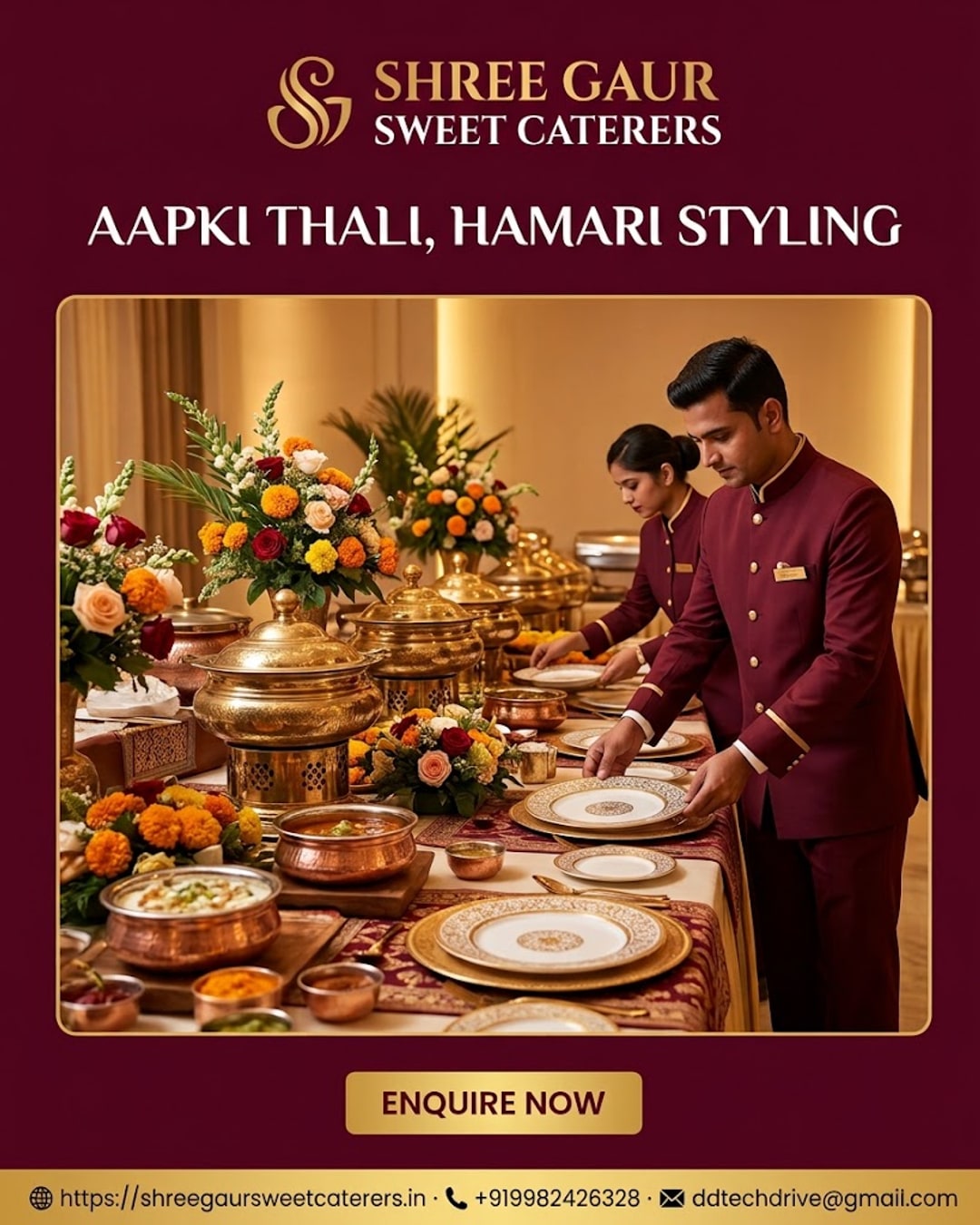 Buffet counter placement layout tip for smooth guest flow at Jaipur Sikar wedding catering