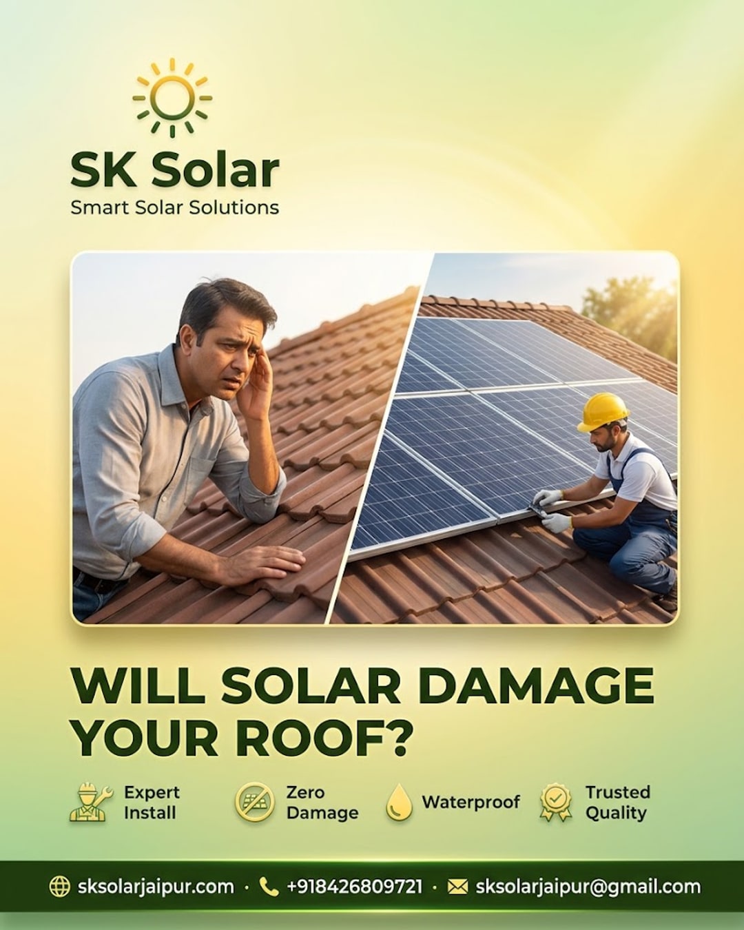 Debunking the myth that installing solar panels damages your roof or voids its warranty