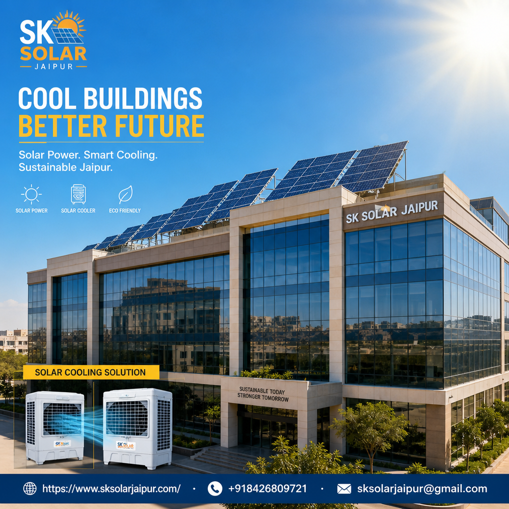 Beating Peak Summer Cooling Loads with Commercial Solar and Solar-Powered Smart Coolers for Office Spaces and Retail Outlets