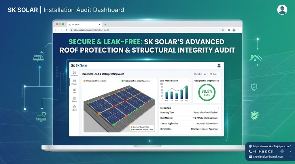 how sk solar resolves structural roof leakage concerns and waterproofing risks during industrial and residential solar mounting installations