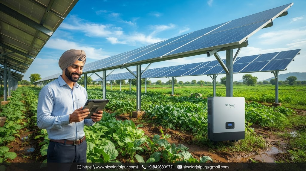 The Agrivoltaics Blueprint: Dual-Yield Farming with Elevated Solar Structures in Rajasthan