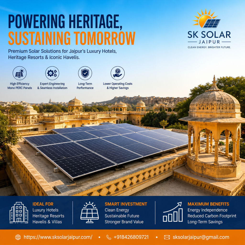 hotel and hospitality industry transition to 100 percent daytime green energy with sk solar rooftop systems
