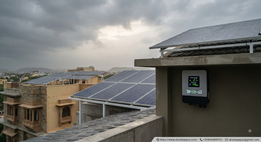 debunking the myth that solar panels stop working completely during cloudy monsoon days or heavy winter fog in rajasthan