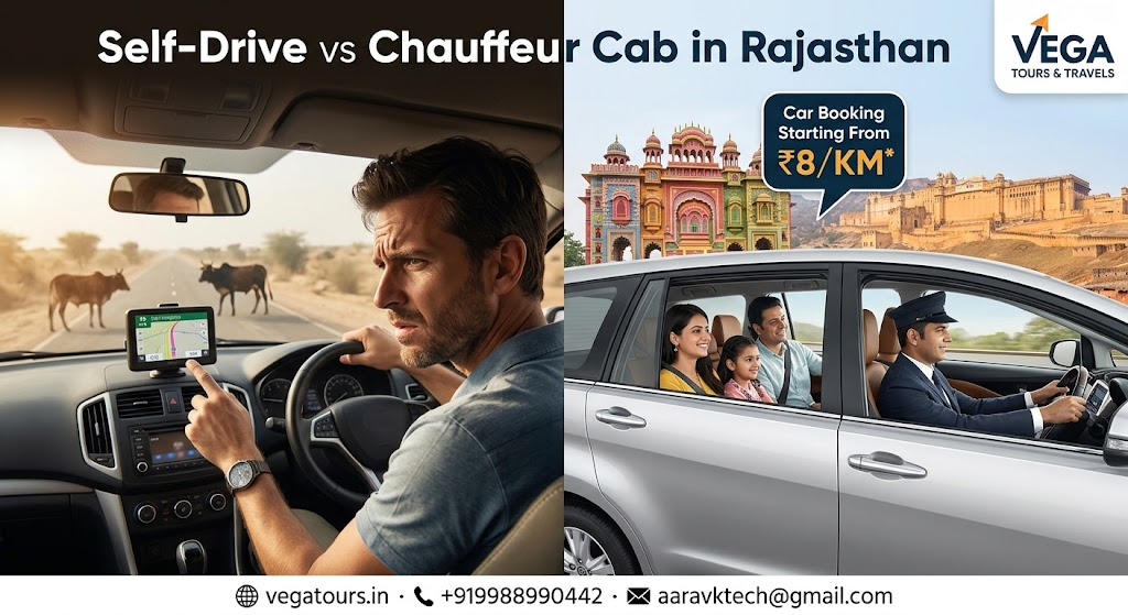 Self-Drive vs Chauffeur Cab in Rajasthan: Why Driving Yourself Across Desert Highways Might Ruin Your Vacation (Customer Objection Answered)