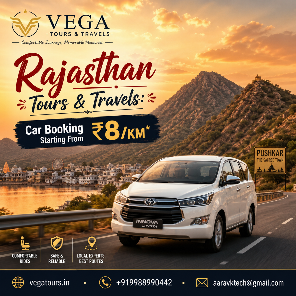 Planning a Family Road Trip from Jaipur to Pushkar & Ajmer: Safe Routes, Sightseeing Stops & Transparent Cab Booking Tips
