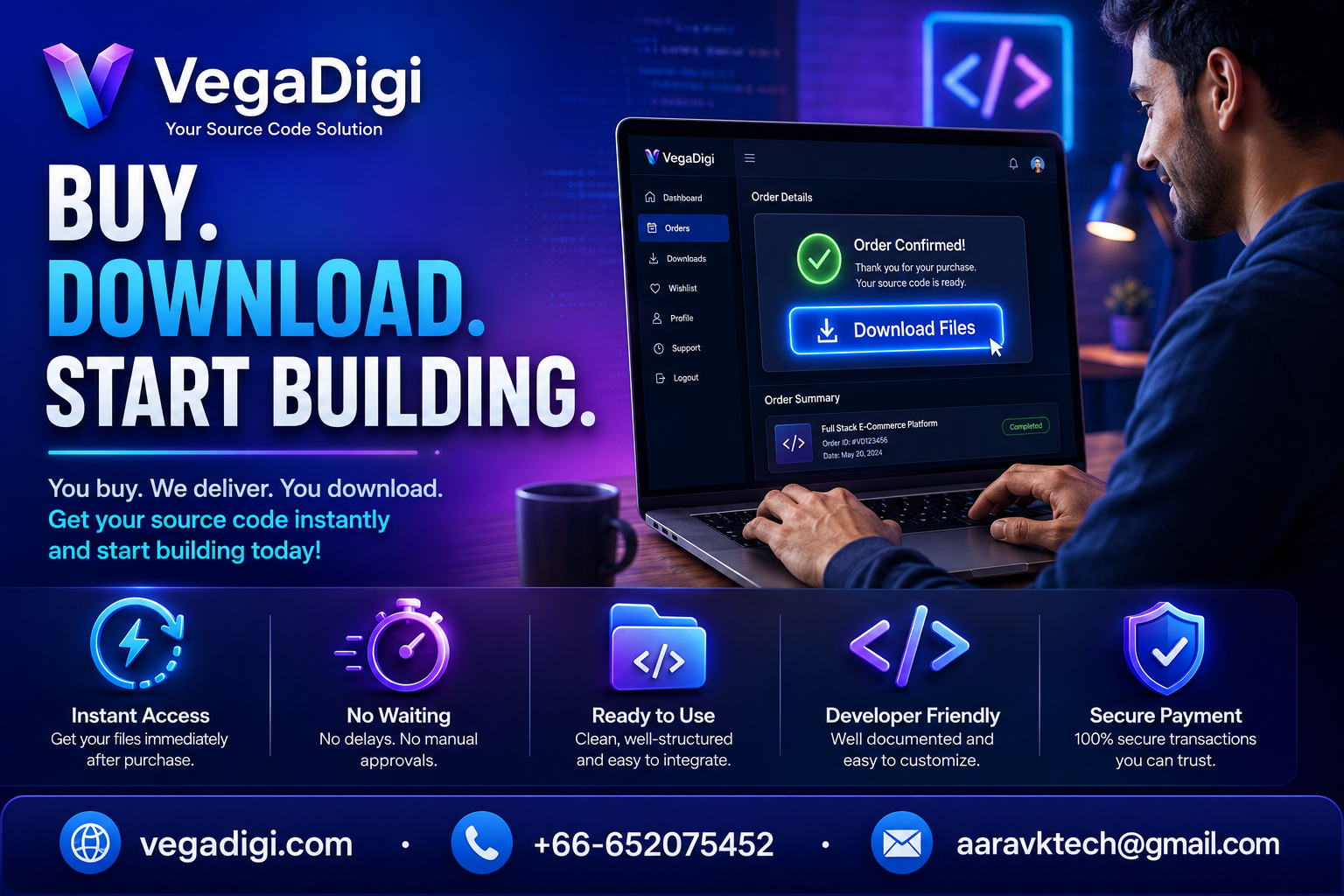 How Source Code Delivery Works on VegaDigi