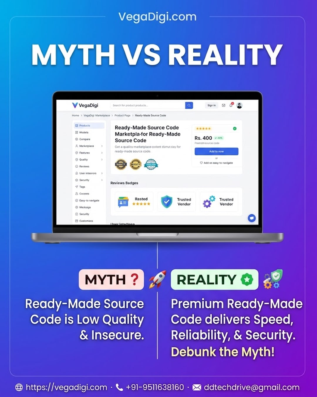 Myth Debunked: Ready-Made Source Code Is Lower Quality or Less Secure Than Custom-Built From Scratch