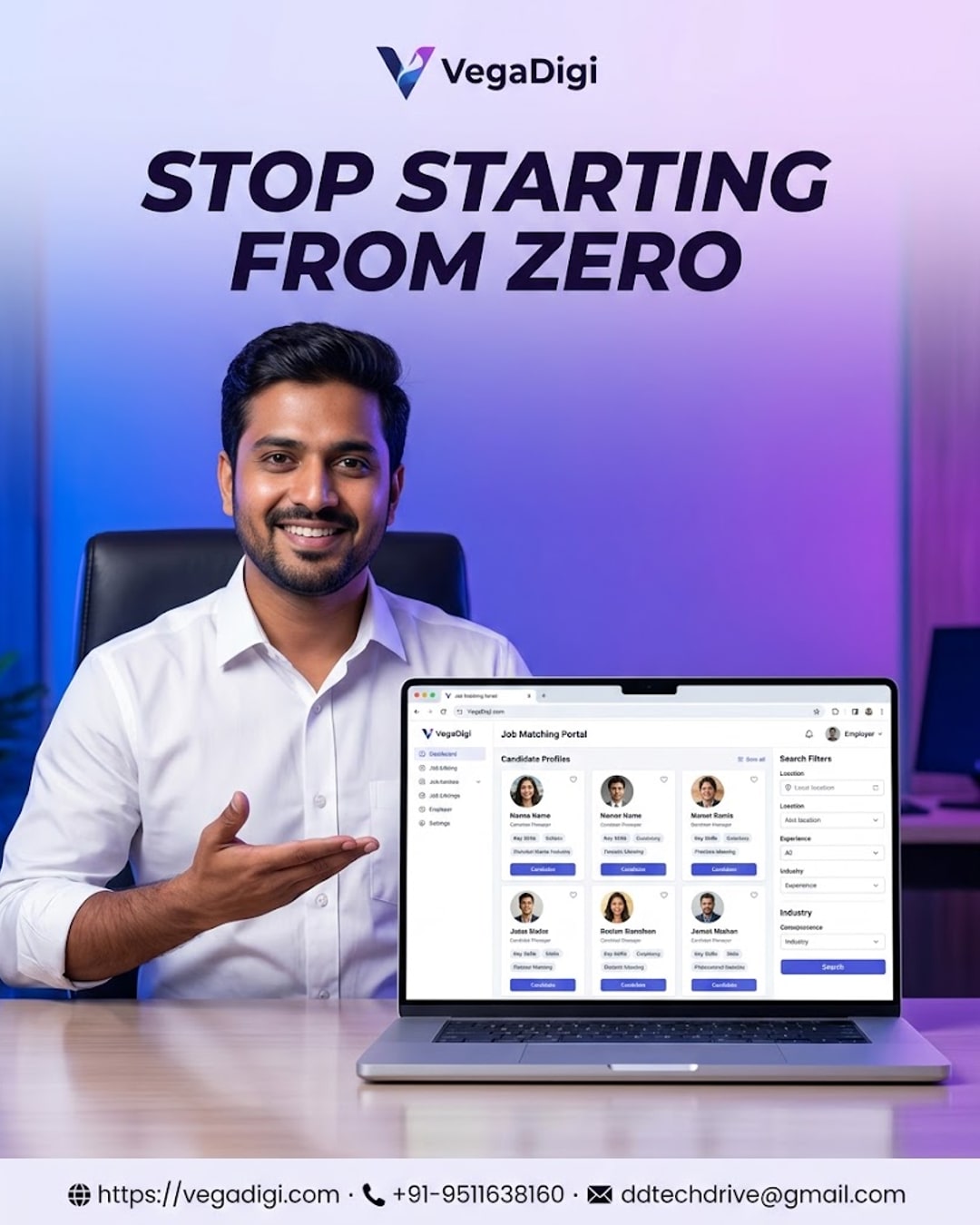 Launch Your Job Portal Faster with VegaDigi Source Code