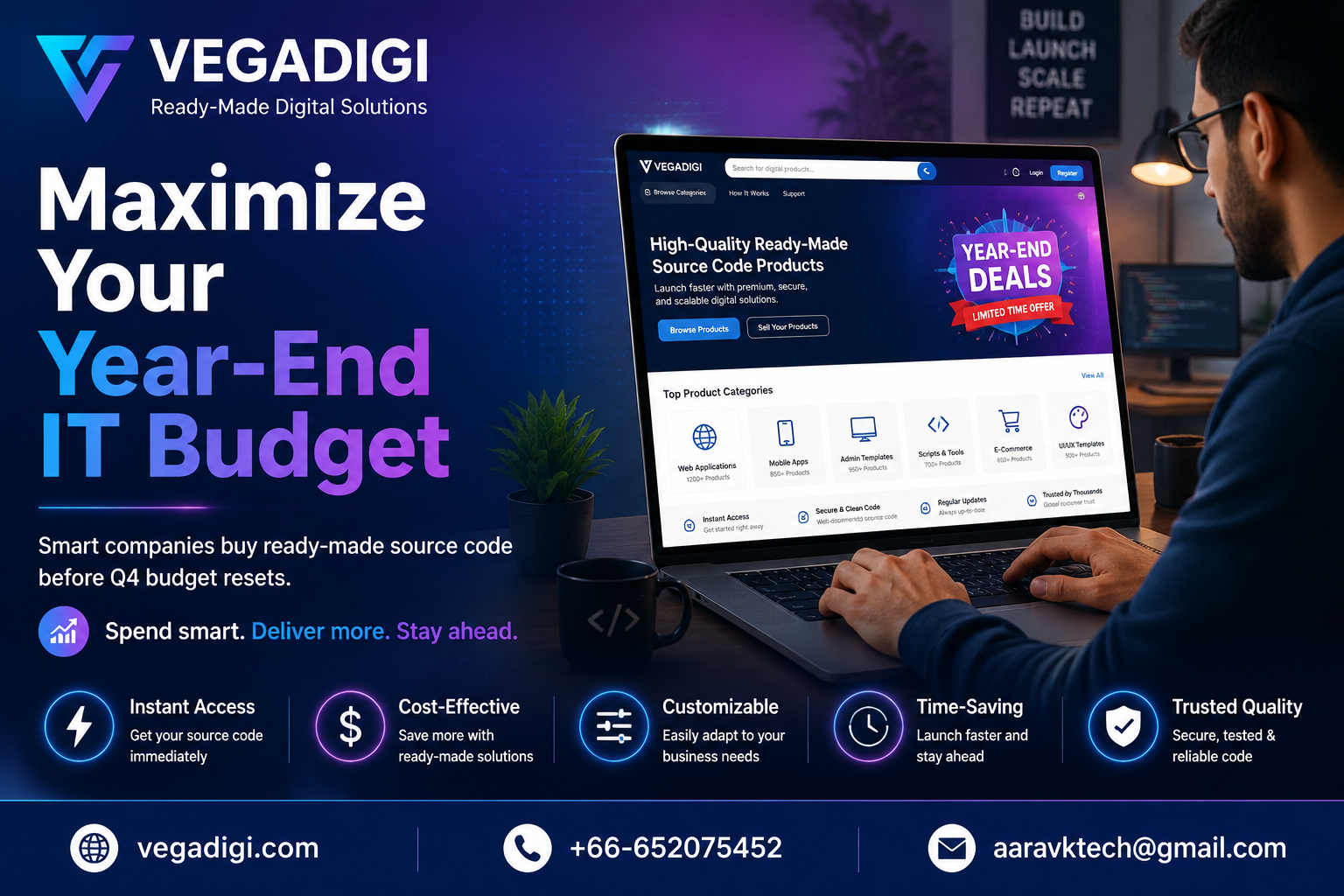 Maximize Year-End IT Budget with Ready-Made Source Code