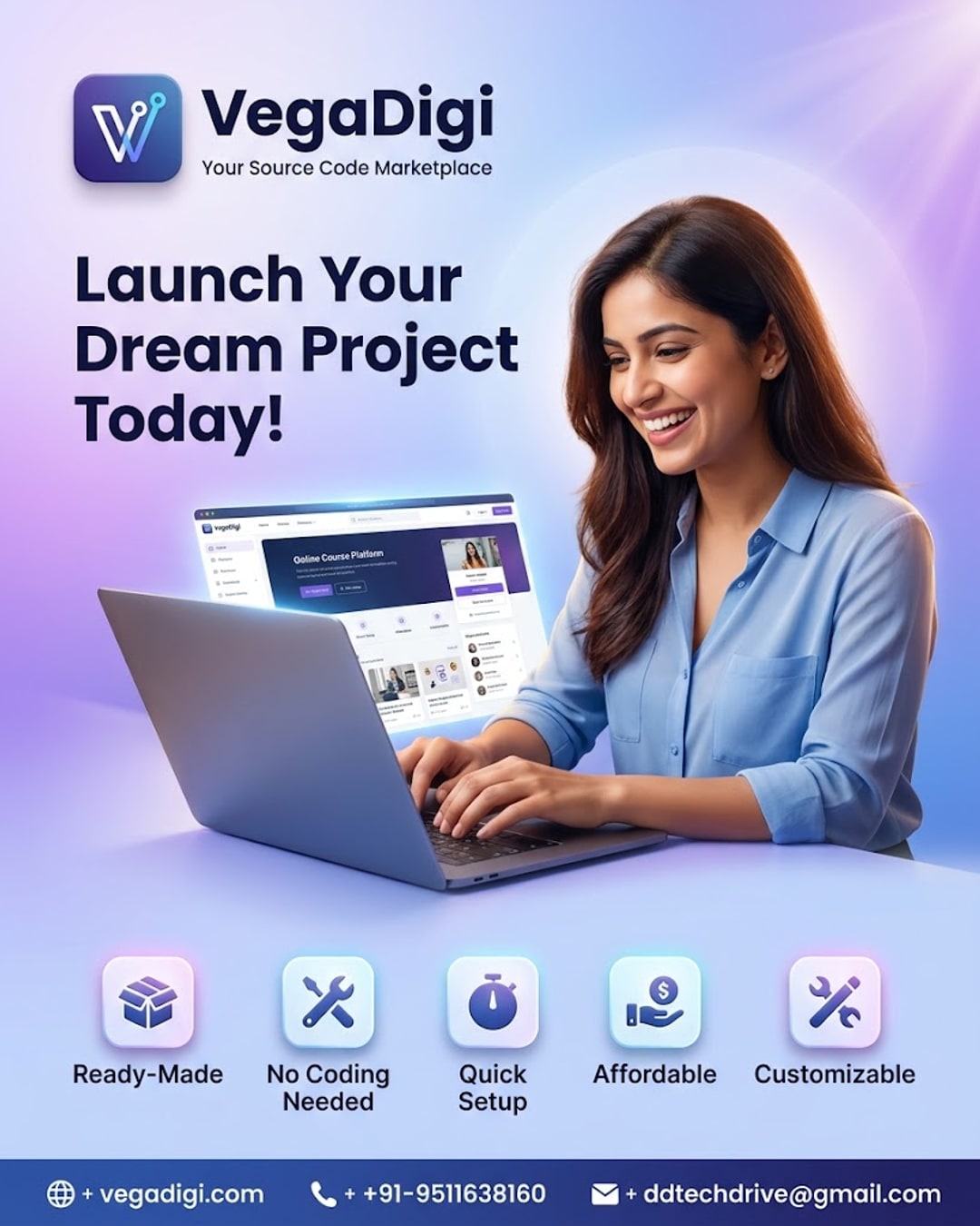 Launch Your SaaS with VegaDigi's Ready-Made Scripts