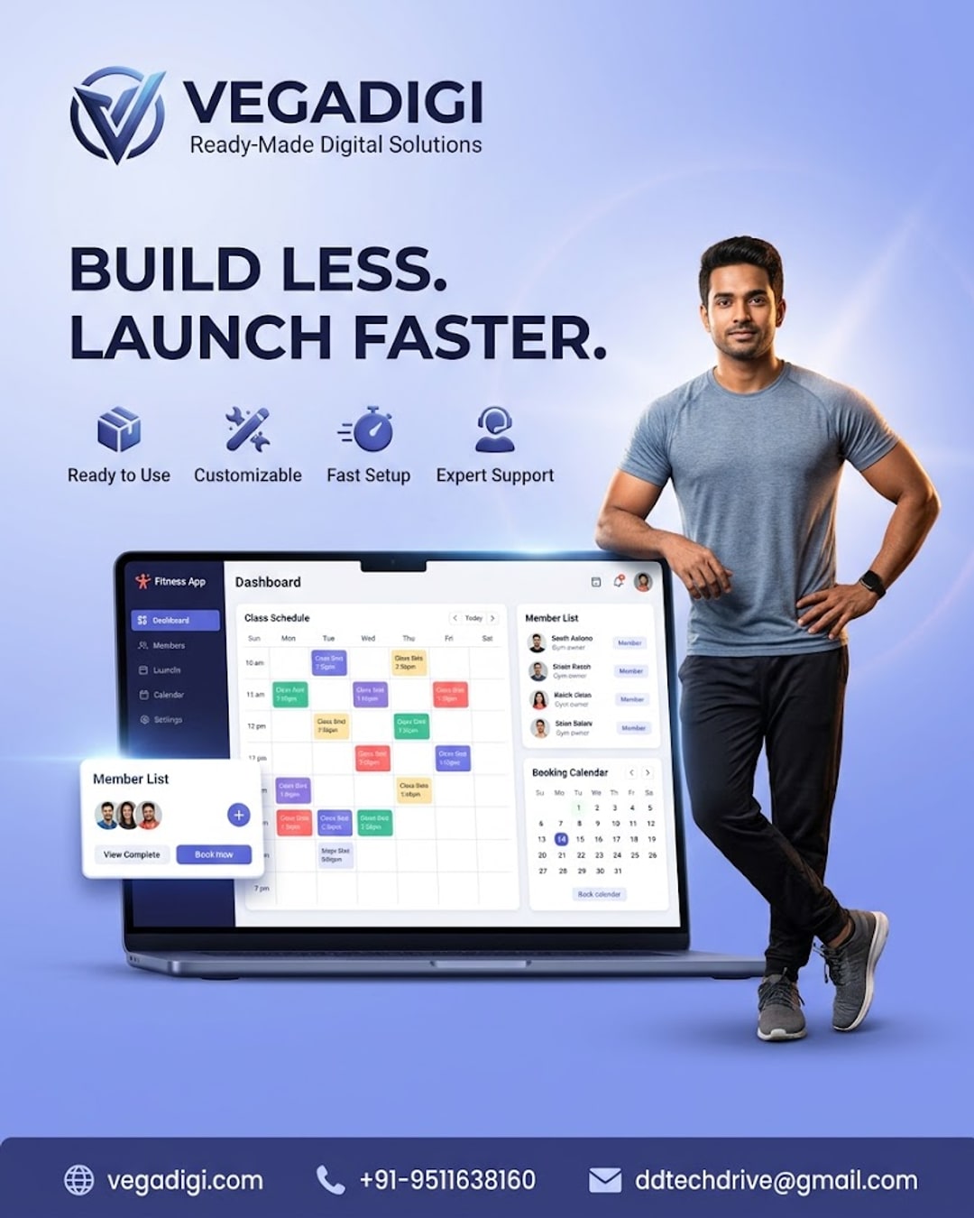 Launch Your Gym App with VegaDigi's Fitness Script