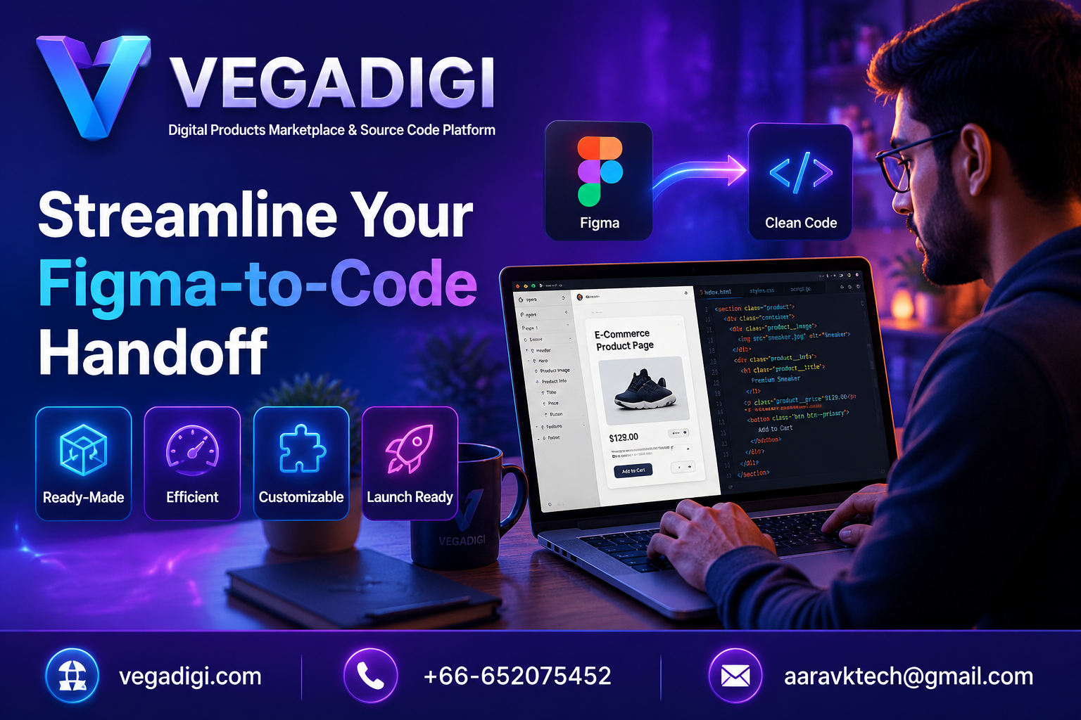 VegaDigi Source Code: Streamline Design Handoff