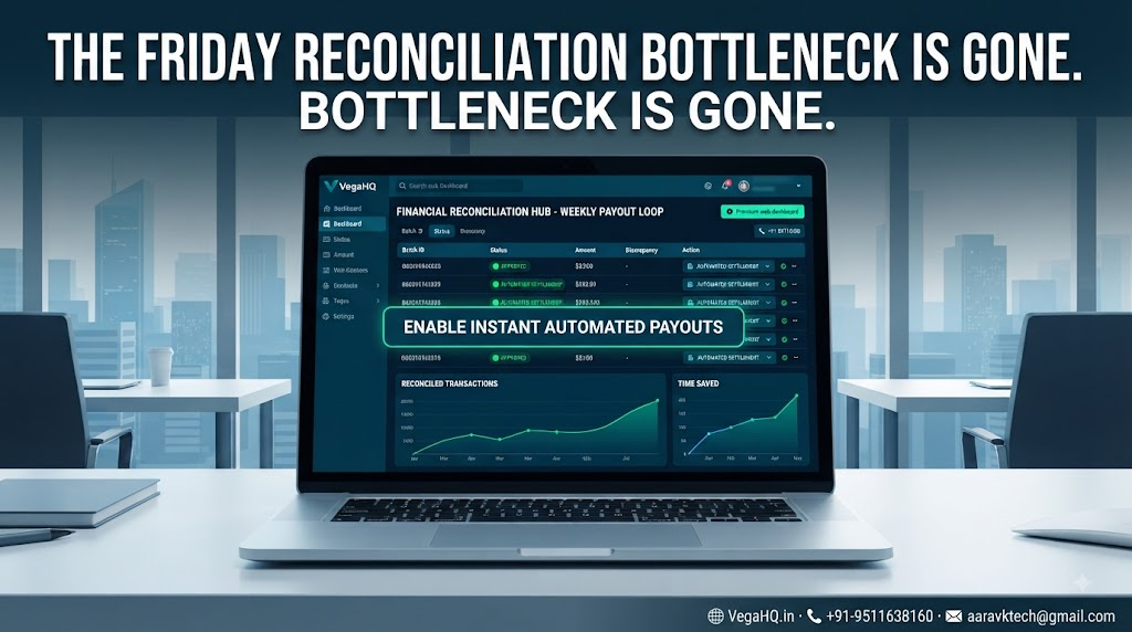 the Friday afternoon clearance reconciliation bottleneck: how VegaHQ replaces chaotic manual sign-offs with an instant automated payout loop
