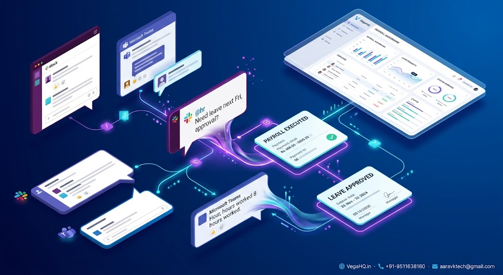 The Frictionless Slack-to-Payroll Bridge: How VegaHQ Executes Real-Time HR Actions Directly Inside Your Existing Daily Chat Channels