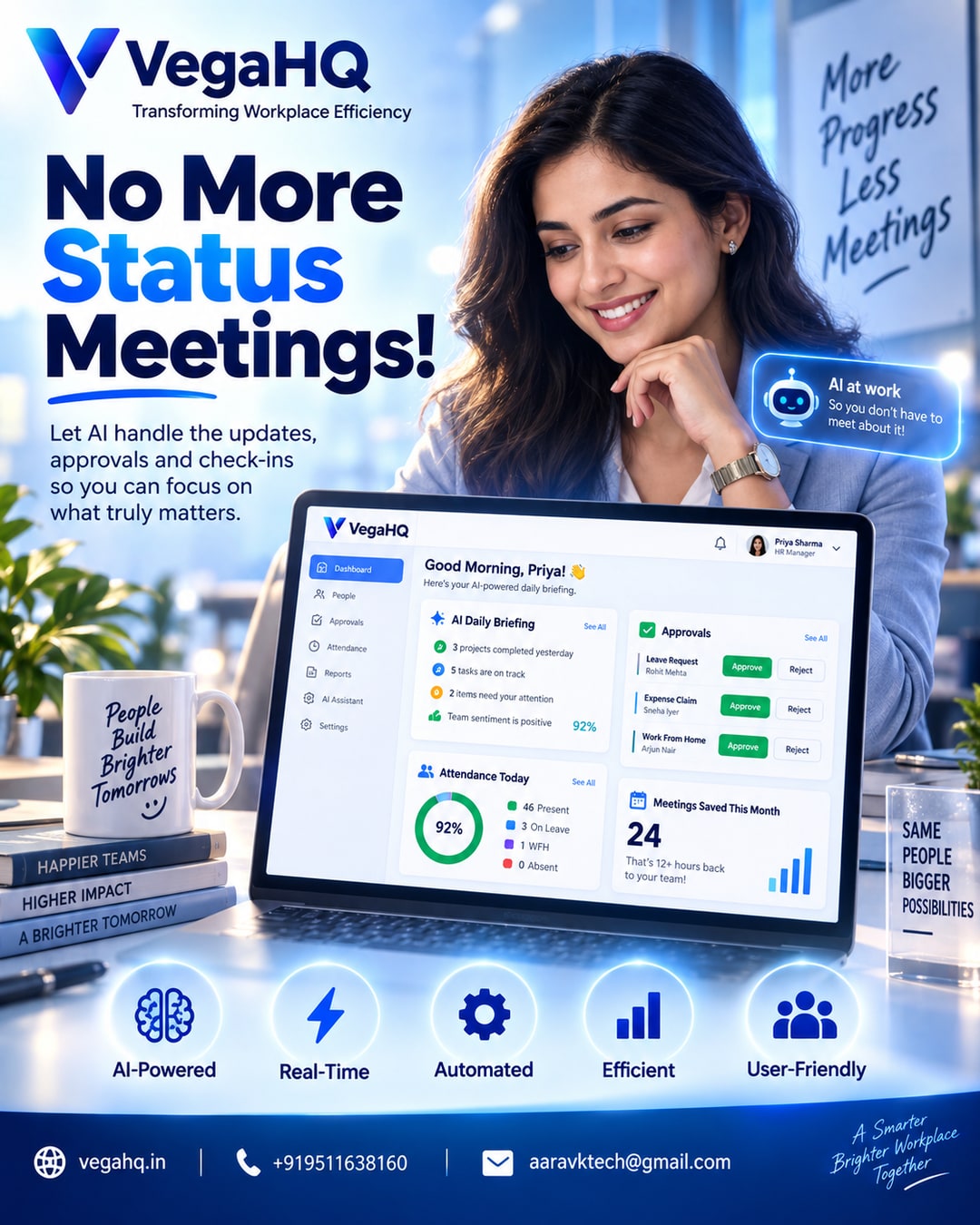 The Zero-Meeting Office: What If AI Ran Every Status Update, Approval and Check-In So Teams Never Needed a Meeting Again?