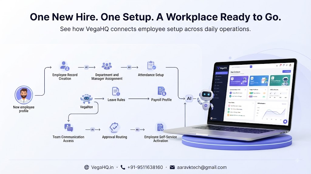 Behind the Scenes: How VegaHQ Turns One New Hire Into a Ready-to-Work Employee Workspace