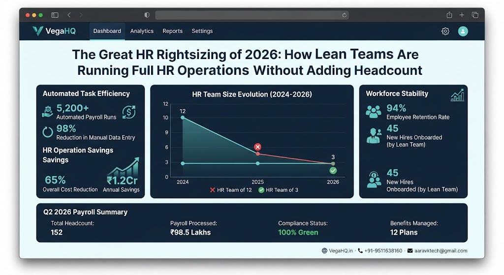 The Great HR Rightsizing of 2026: How Lean Teams Are Running Full HR Operations Without Adding Headcount