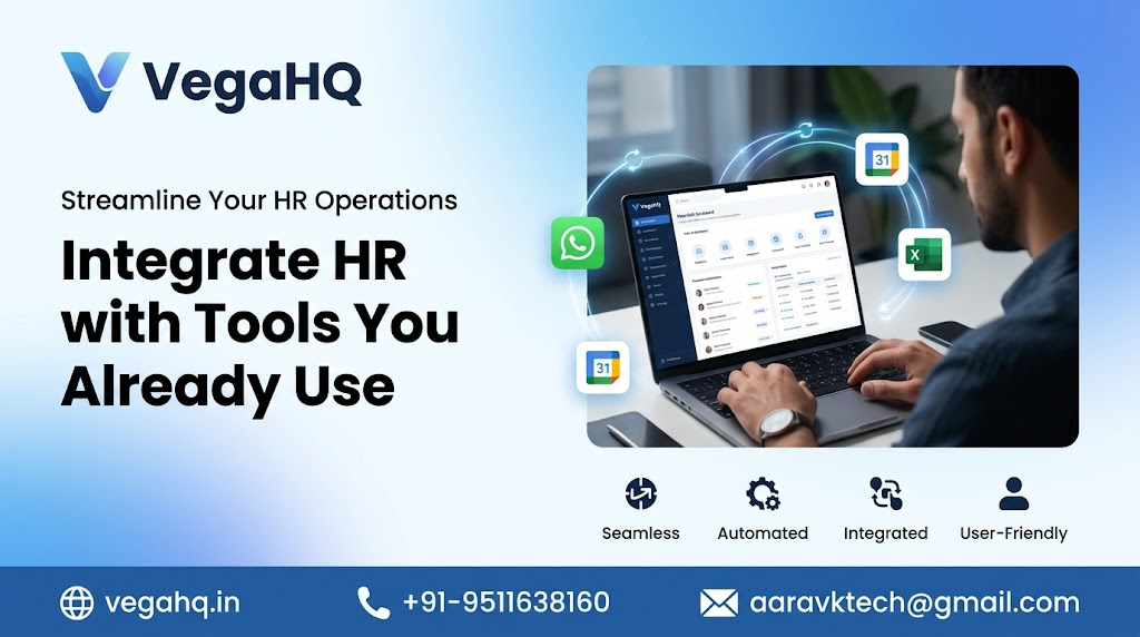 VegaHQ Inside the Apps You Already Use: WhatsApp, Google Calendar & Excel Integration Without a New Login