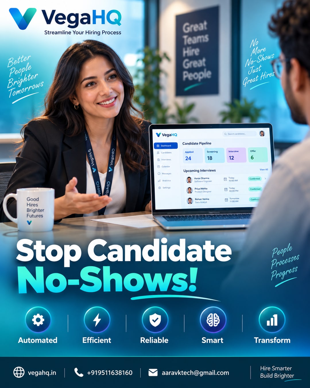 Ghosted at the Interview: How VegaHQ Stops Candidate No-Shows Before They Cost You a Hire