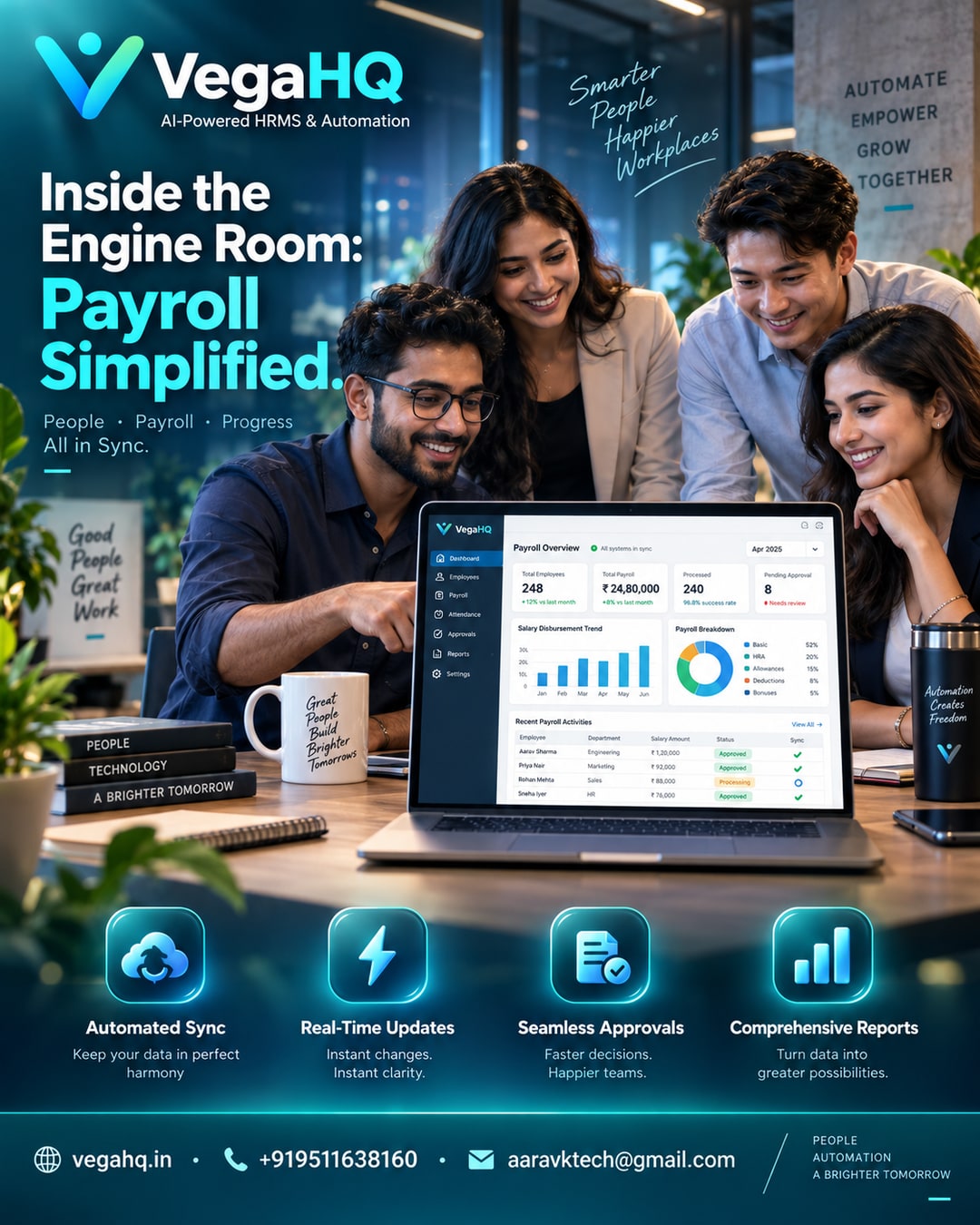 Inside the Engine Room: What Actually Happens When VegaHQ Calculates a Month's Payroll