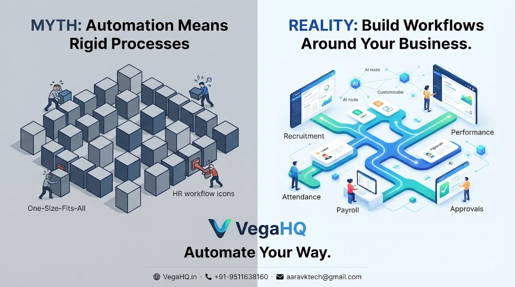 Myth: HR automation forces every company into the same rigid process