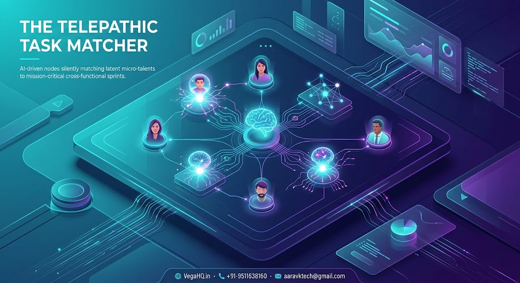 The Telepathic Task Matcher: What if employees never applied for internal roles, but AI silently matched latent micro-talents to mission-critical cross-functional sprints?