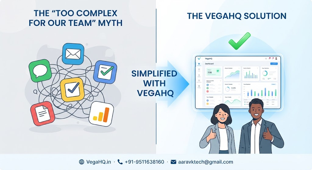 the 'too complex for our team' myth: how vegahq replaces a fragmented 5-tool stack without a 3-month IT migration