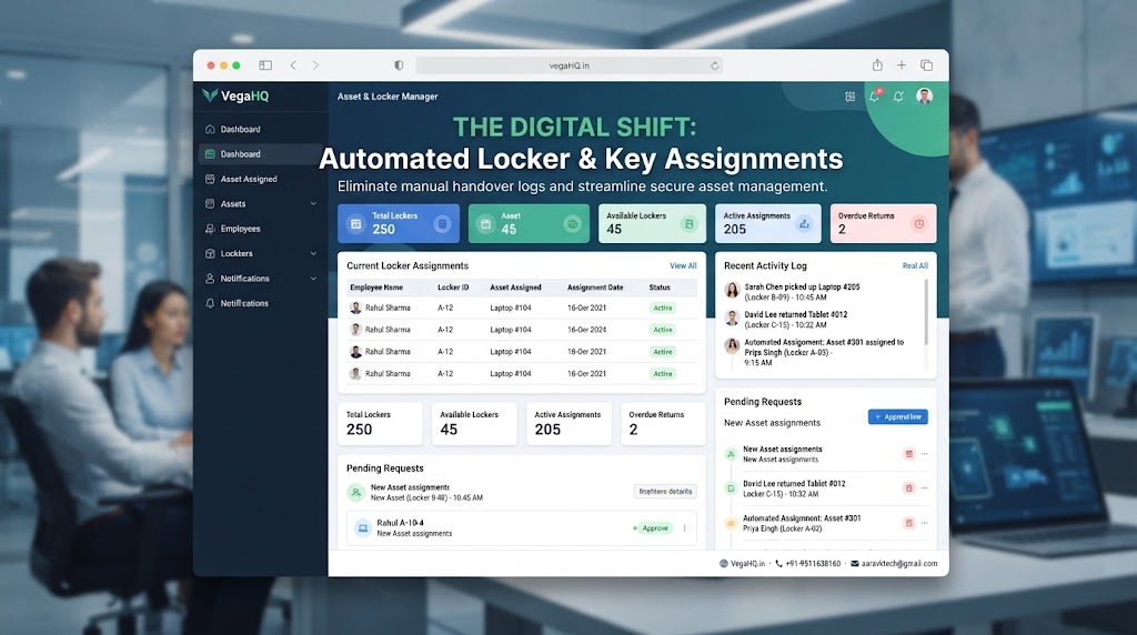the digital shift locker: how automated employee locker and asset key assignment workflows eliminate manual key-handover logs