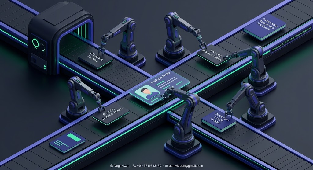 The Cross-Department Onboarding Bottleneck: How VegaHQ Replaces Siloed IT, Finance, and Facility Provisioning with Orchestrated Zero-Touch Workflows