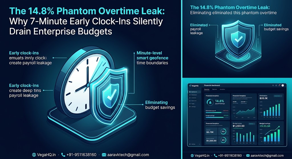 The 14.8% Phantom Overtime Leak: Why 7-Minute Early Clock-Ins Silently Drain Enterprise Budgets