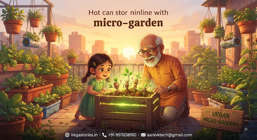 Vegastories Waste-to-Wealth Eco-Campaign: 85% of urban households discard organic kitchen scraps without realizing they fuel micro-gardens