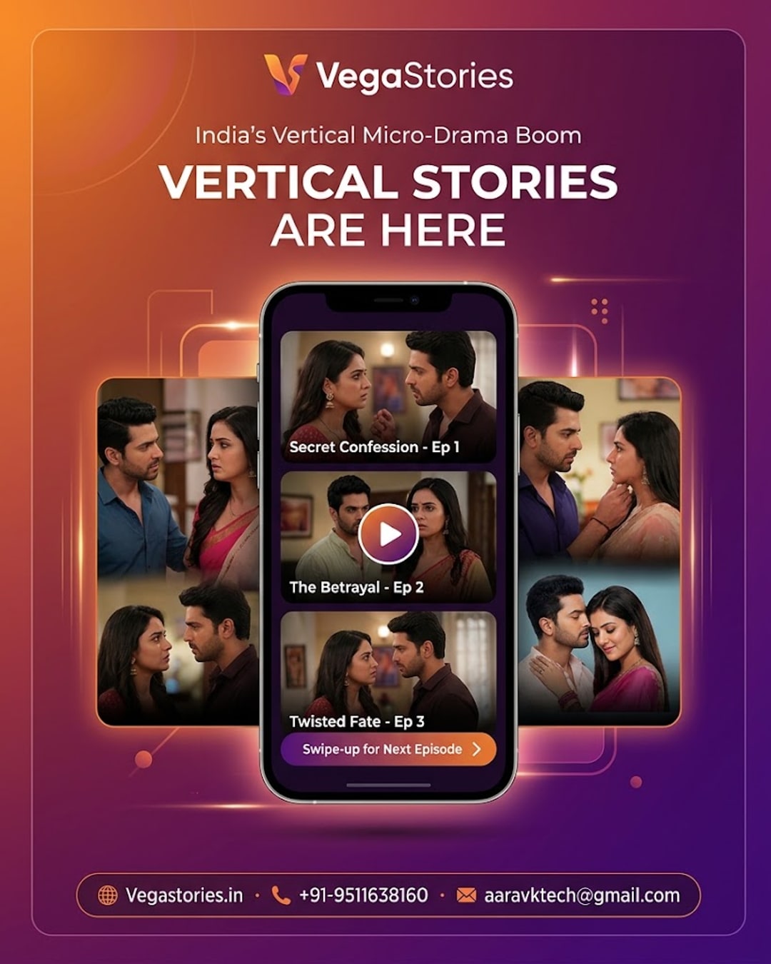 VegaStories Rides India's Vertical Micro-Drama Boom: Turning Brand Stories Into Binge-Worthy 9:16 Mini-Series