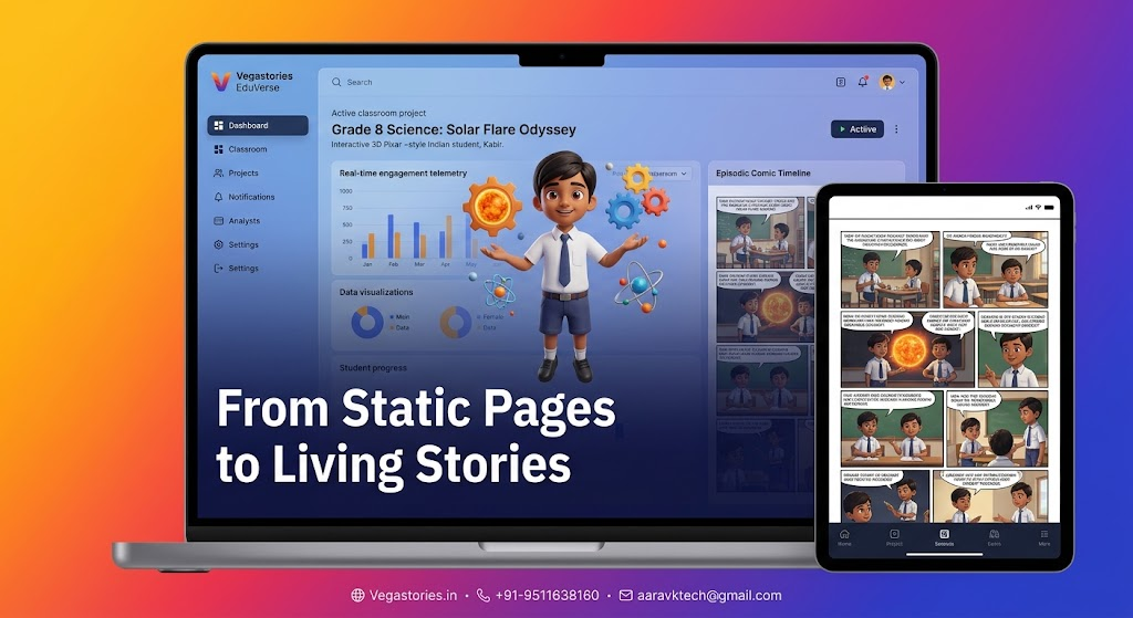 What if Indian Textbooks Became Living Animated Holograms? Vegastories 2038 Vision