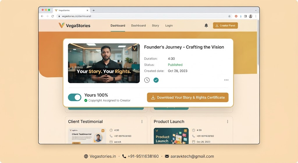 Who Owns Your Story? VegaStories Answers the No.1 Copyright Question Businesses Ask