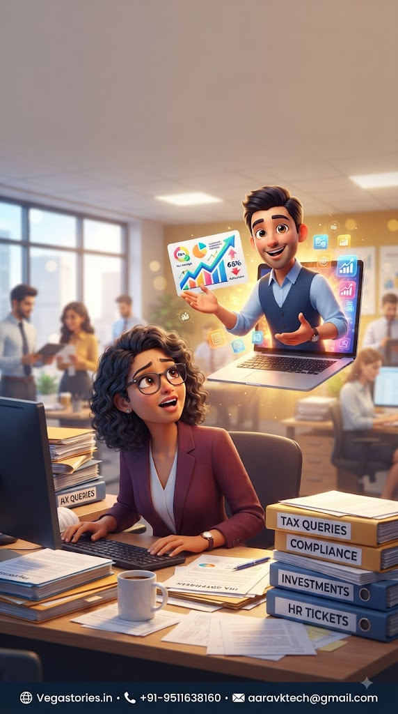 vegastories corporate financial wellness: turning complex employee tax and investment briefs into engaging animated mini-series that slash HR query tickets by 65%