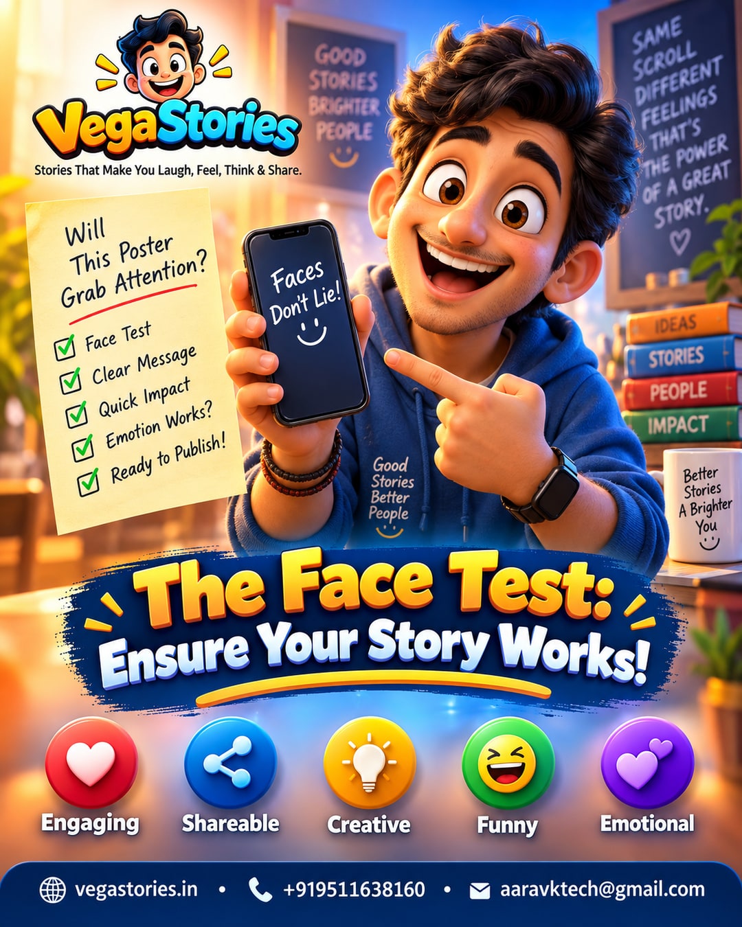 The Face Test: A Quick Tip To Check If Your Story Poster Will Actually Work Before You Publish