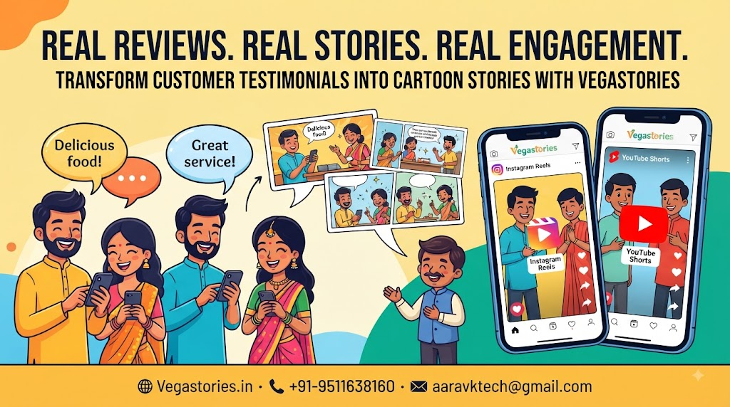 Turn Your Customer Reviews into Shareable Cartoon Stories