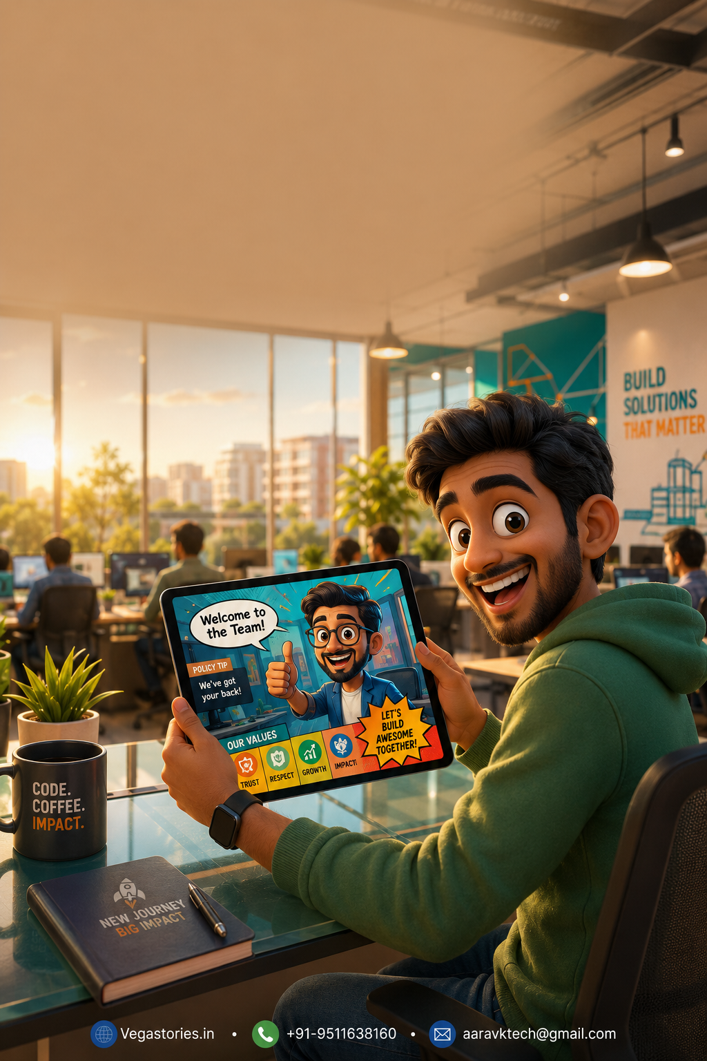 vegastories corporate onboarding comic shift: turning dry policy handbooks into interactive cartoon orientation episodes