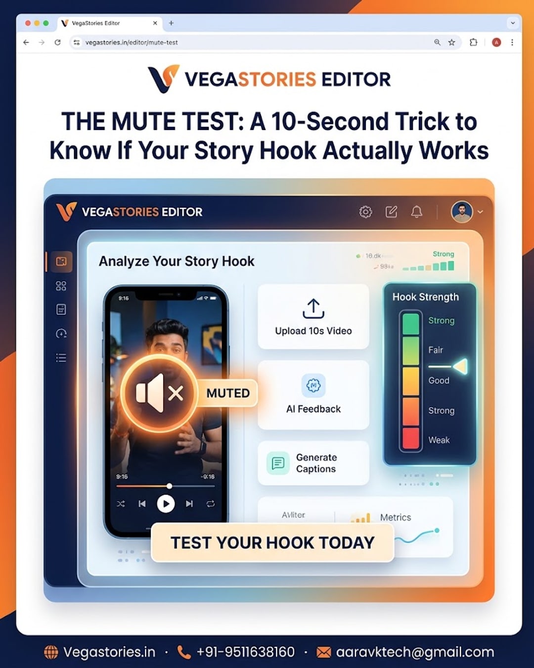 The Mute Test: A 10-Second Trick to Know If Your Story Hook Actually Works