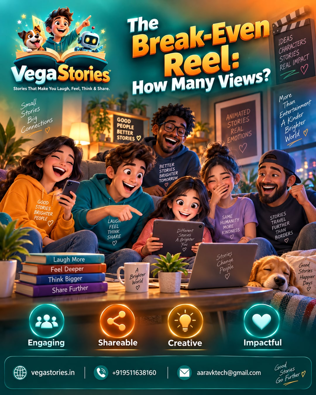 The Break-Even Reel: How Many Views One VegaStories Story Needs to Actually Pay for Itself