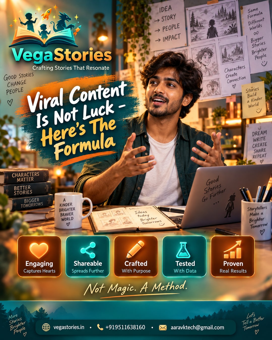 Myth Busted: Viral Stories Are Not Luck — They Follow a Formula (VegaStories Story Engine)