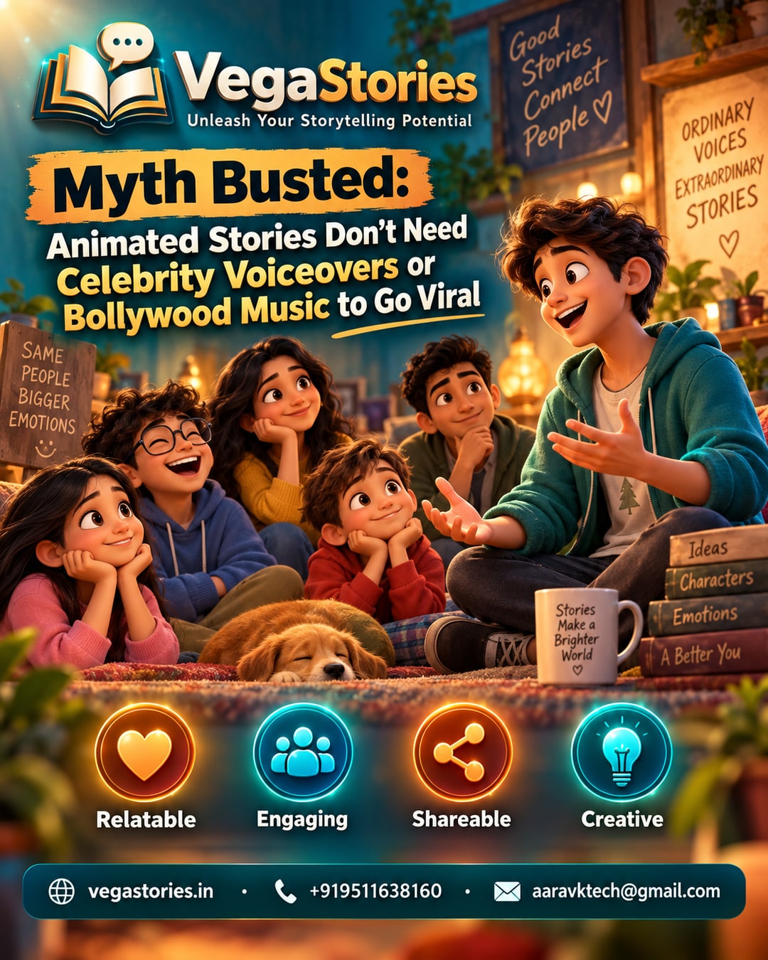 Myth Busted: Animated Stories Don't Need Celebrity Voiceovers or Bollywood Music to Go Viral