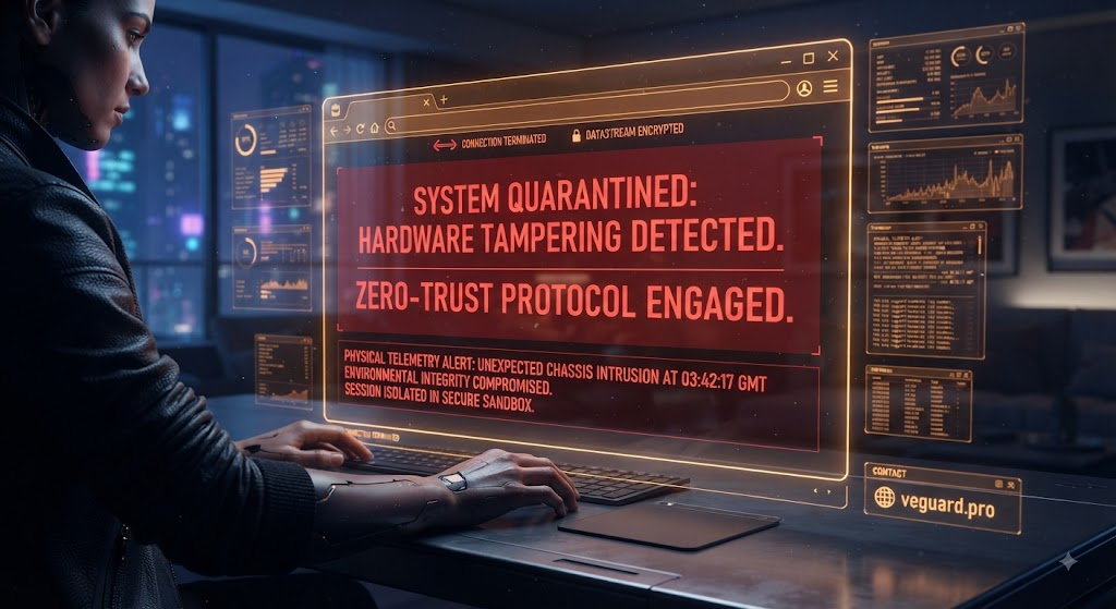what if zero-trust browser environments automatically self-quarantine when physical hardware telemetry detects environmental tampering?