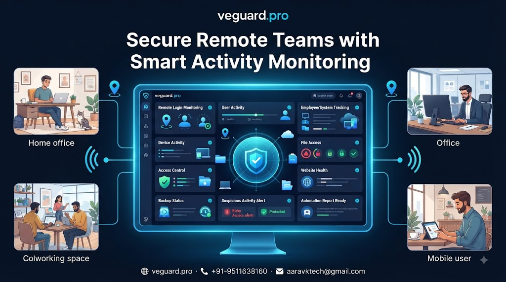 Remote Team Security Radar: Monitor Distributed Users, Devices and Business Activity from One Dashboard
