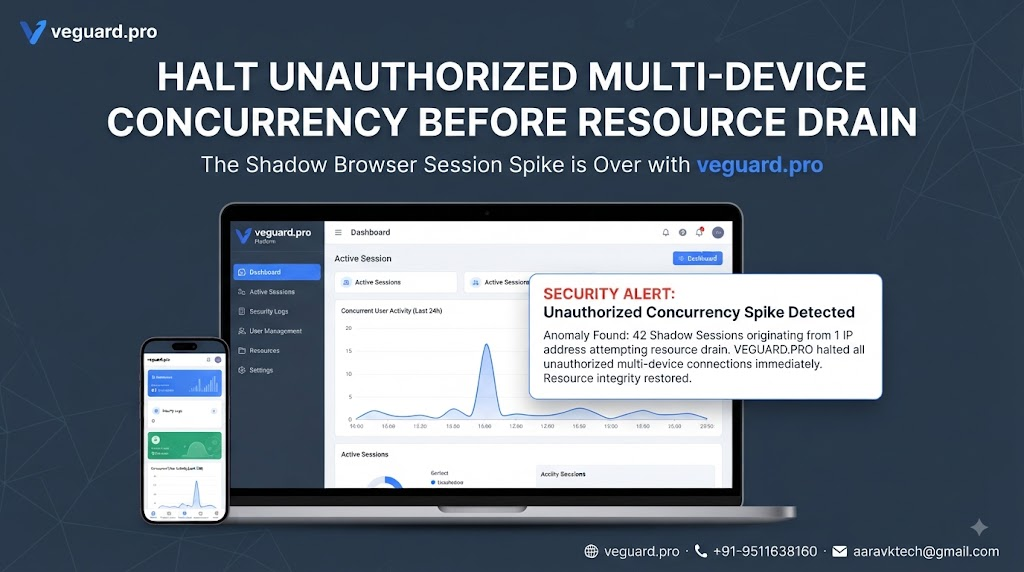 the shadow browser session spike: how veguard.pro halts unauthorized multi-device concurrency before resource drain