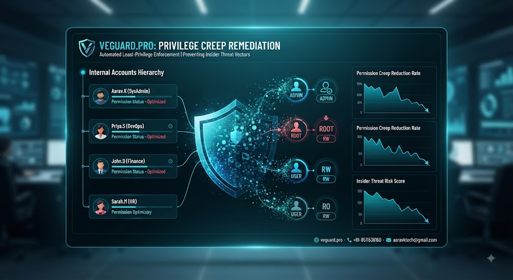 the 'silent permission creep' trap: how veguard.pro strips over-privileged internal accounts before they become insider disaster vectors