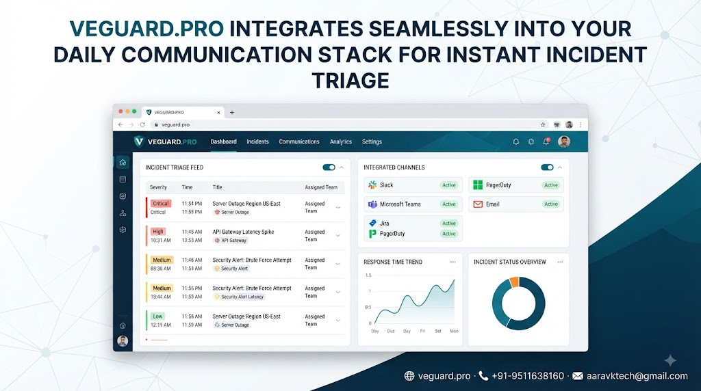how veguard.pro integrates into your daily communication stack for instant incident triage