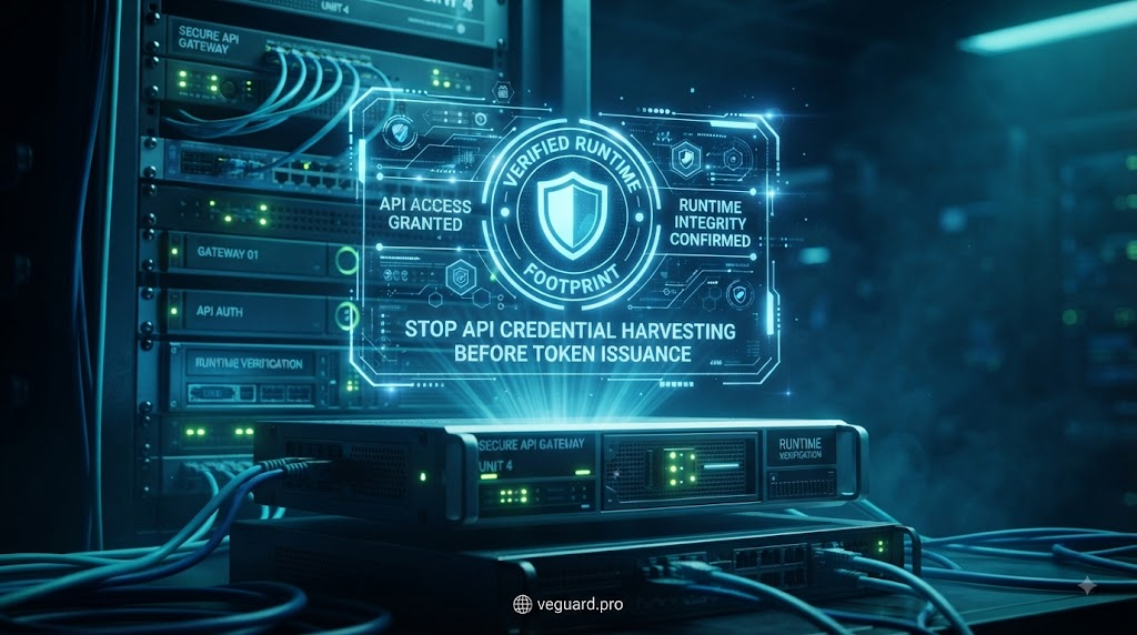 stop API credential harvesting by verifying runtime execution footprints before authorization tokens are issued