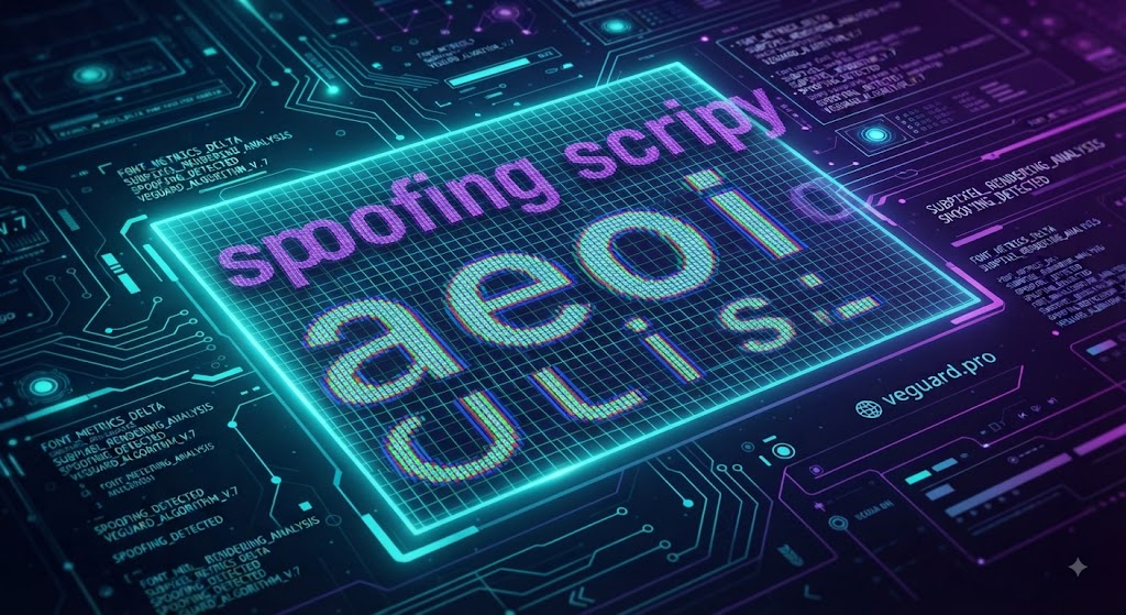 using veguard.pro's font-metrics subpixel rendering delta analyzer to uncover stealthy font-enumeration spoofing scripts