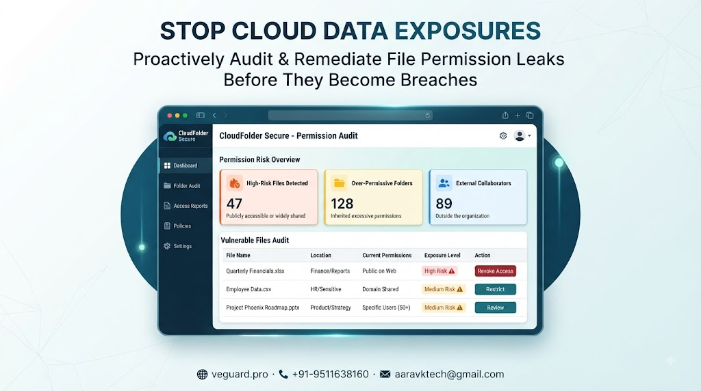 how to check file permission leaks in cloud folders before they become data exposures